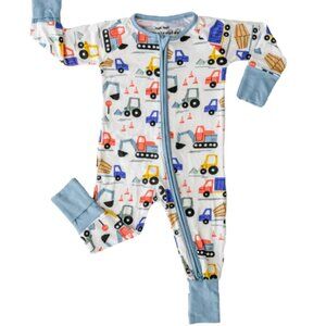 Little Sleepies Construction Zippy 6-12 MOS